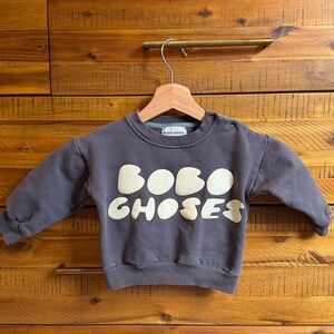 Bobo Choses Gray Kids Sweatshirt